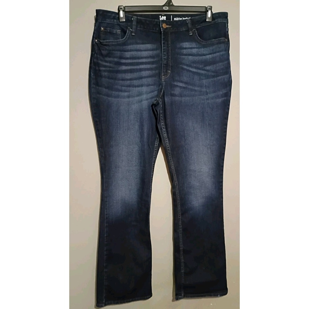 Lee Riders Women's Jeans Midrise Bootcut Dark Blue 20L